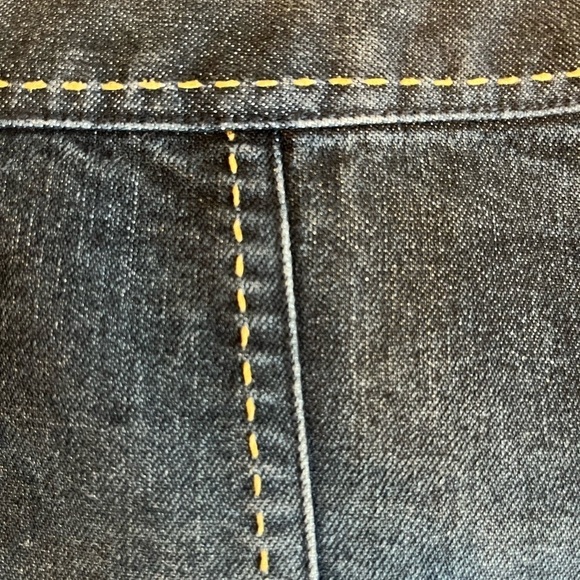 JACOB Women's  Dark wash Denim Skirt size 3/4 - Picture 3 of 5